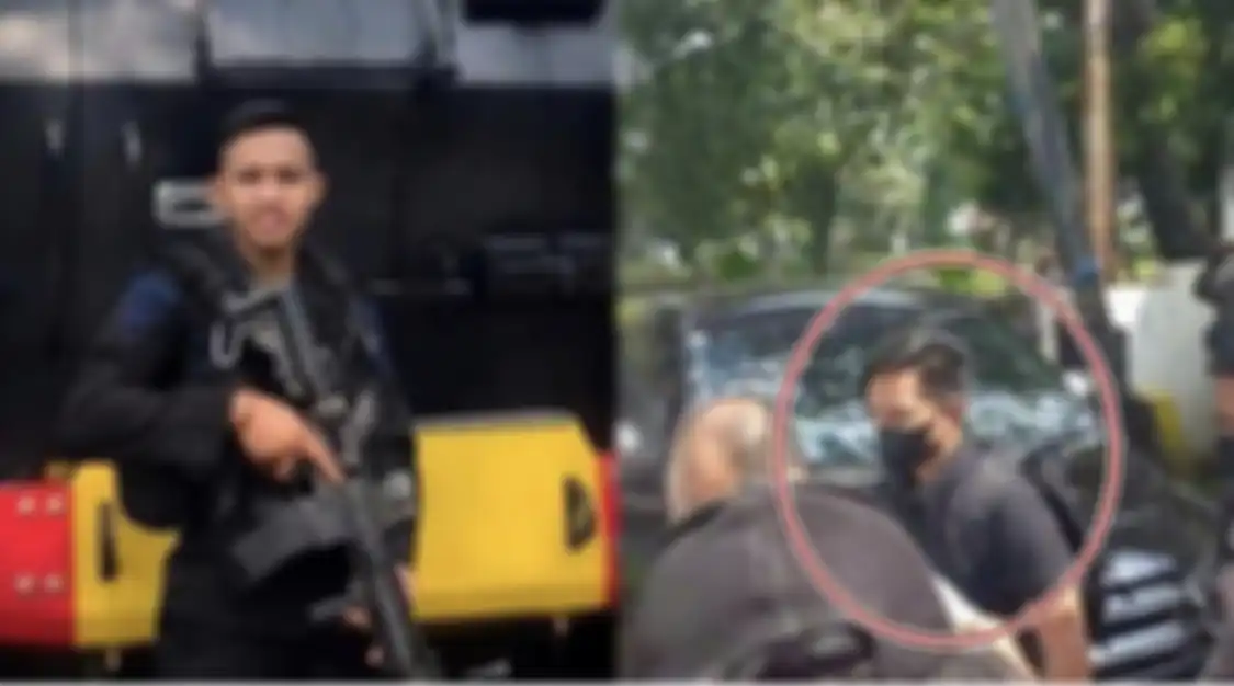 Bharada E akhirnya muncul ke publik usai dapat ultimatum dari sosok ini. Dia datang ke Komnas HAM dengan dikawa ketat. Ini foto terkininya.