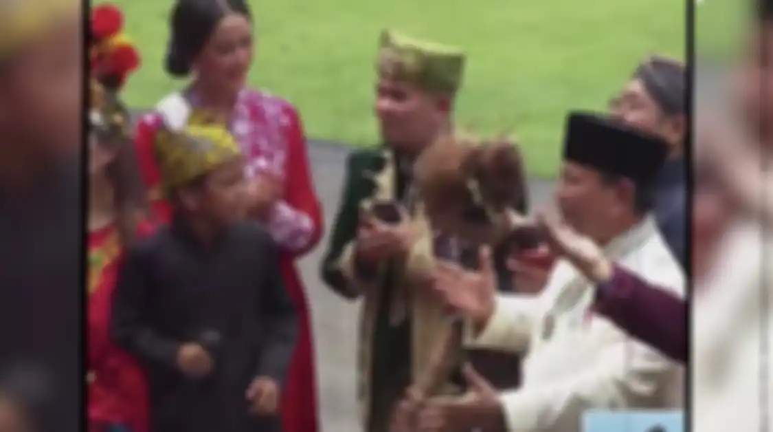 Penampilan Farel Prayoga di Istana Presiden