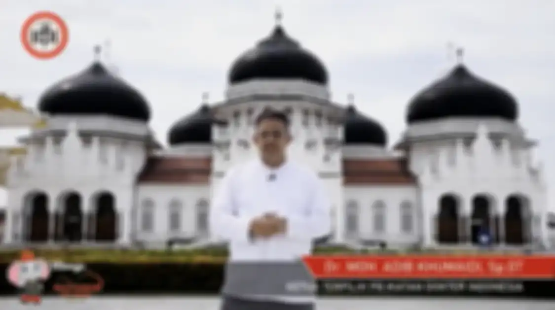 Foto Adib Khumaidi Ketua Umum IDI baru terus digeruduk netizen. Ketum IDI disebut kadrun. Pesannya di Mukmatamar IDI di Aceh jadi sorotan.