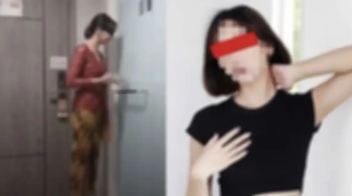 Ternyata 1 pemeran video viral wanita kebaya kebaya merah mengalami gangguan jiwa. Foto tersangka sengaja disebarkan.