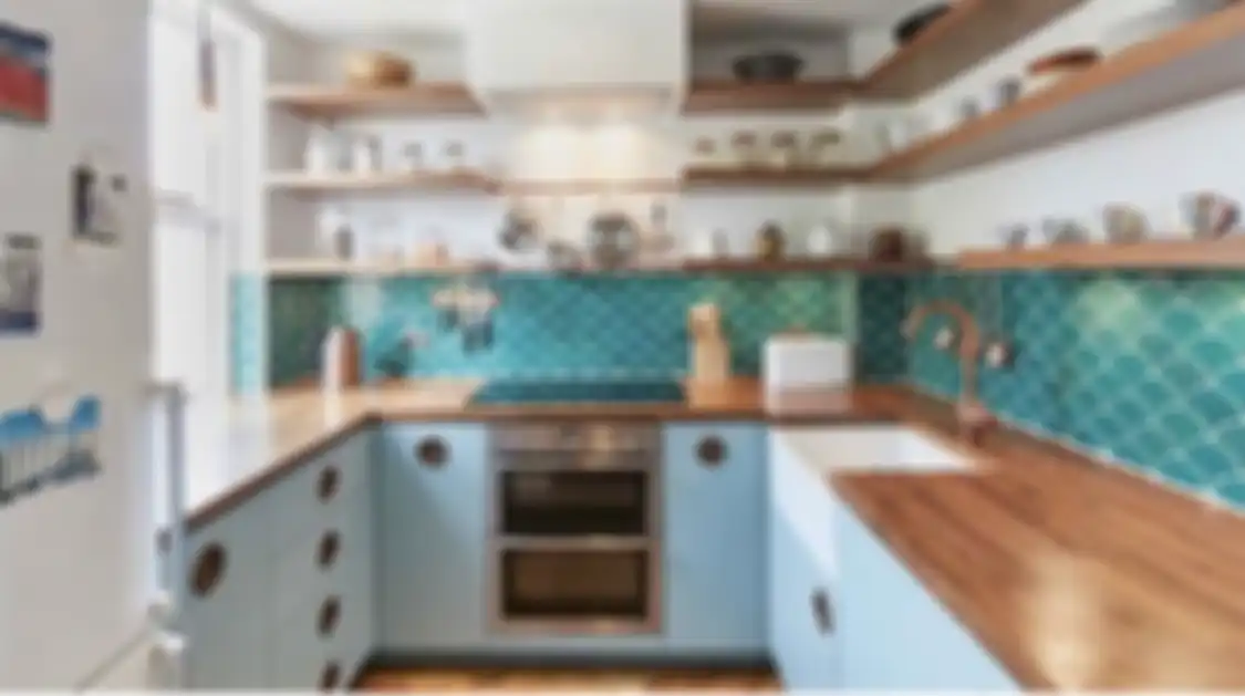 Desain dapur sederhana yang tampil keren dibuat dengan model ramah lingkungan. Foto estetiknya menjadi rujukan.