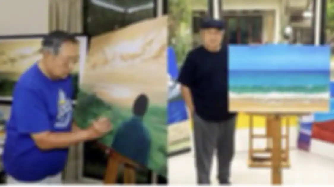 SBY harus turun gunung karena anak emasnya terancam gagal ikut Pilpres 2024. Hobi melukis sampai ditinggal. Foto mantan presiden disorot.