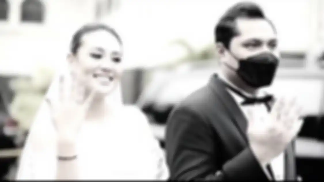 Sahabat Gading Marten, Jeremy Imanuel Santoso saat menikah dengan kakak Mario Dandy, Angelina Prasasya.