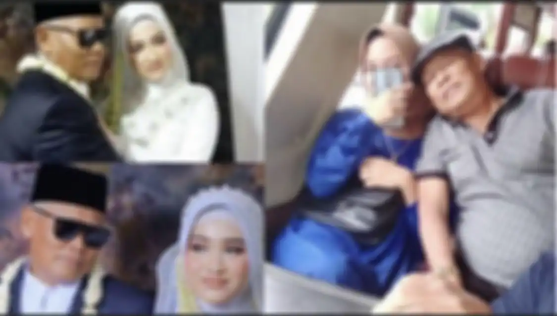 Haji Sondani yang nikahi Fia Barlanti gadis 19 tahun itu viral. Namun, istri muda kakek Sondani malah tutupi mukanya di foto pengajian. 