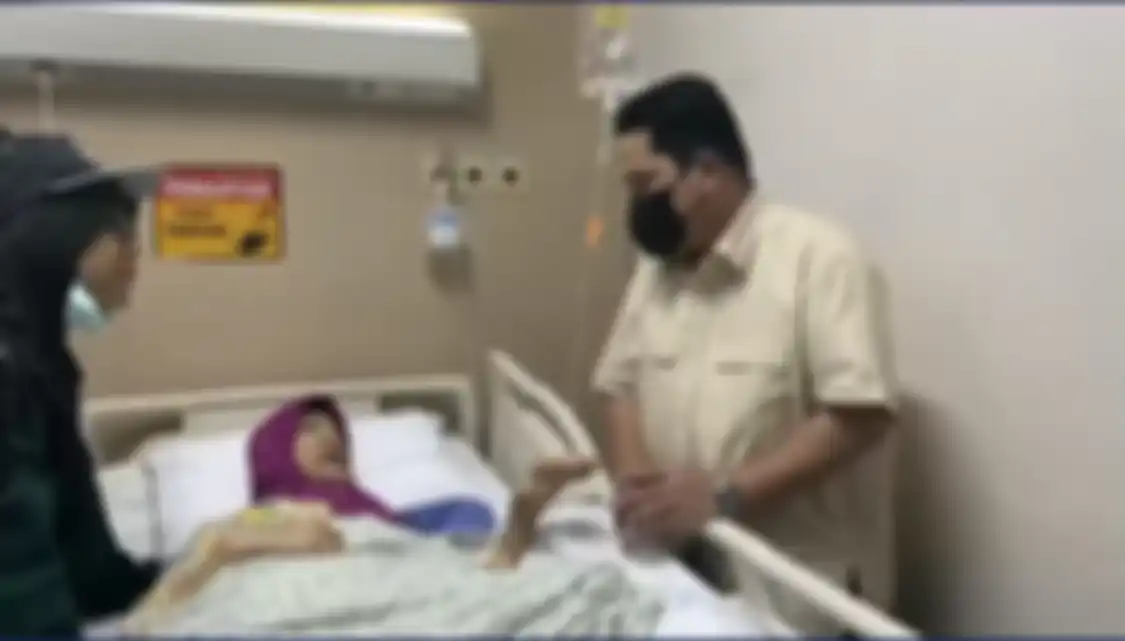 Pihak keluarga sangat berterima kasih kepada Erick Thohir karena telah memperhatikan Dorce Gamalama yang sedang sakit.