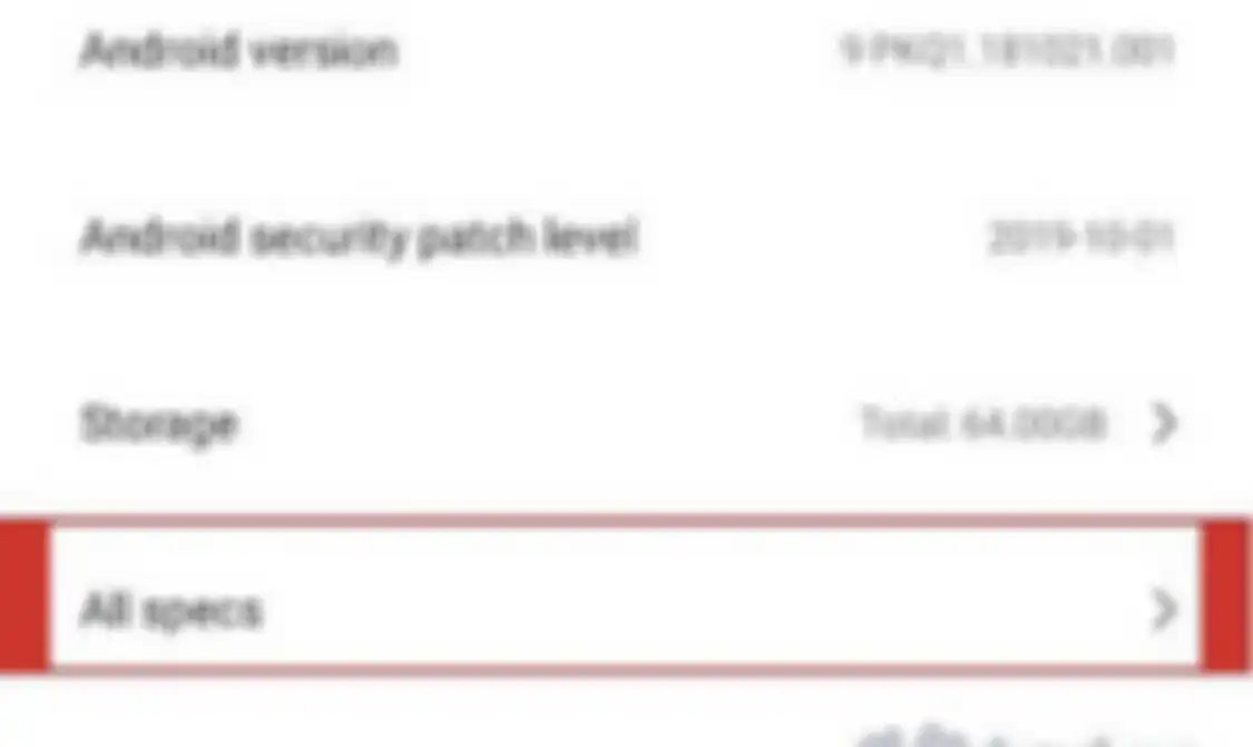 Informasi sensor kamera HP Xiaomi