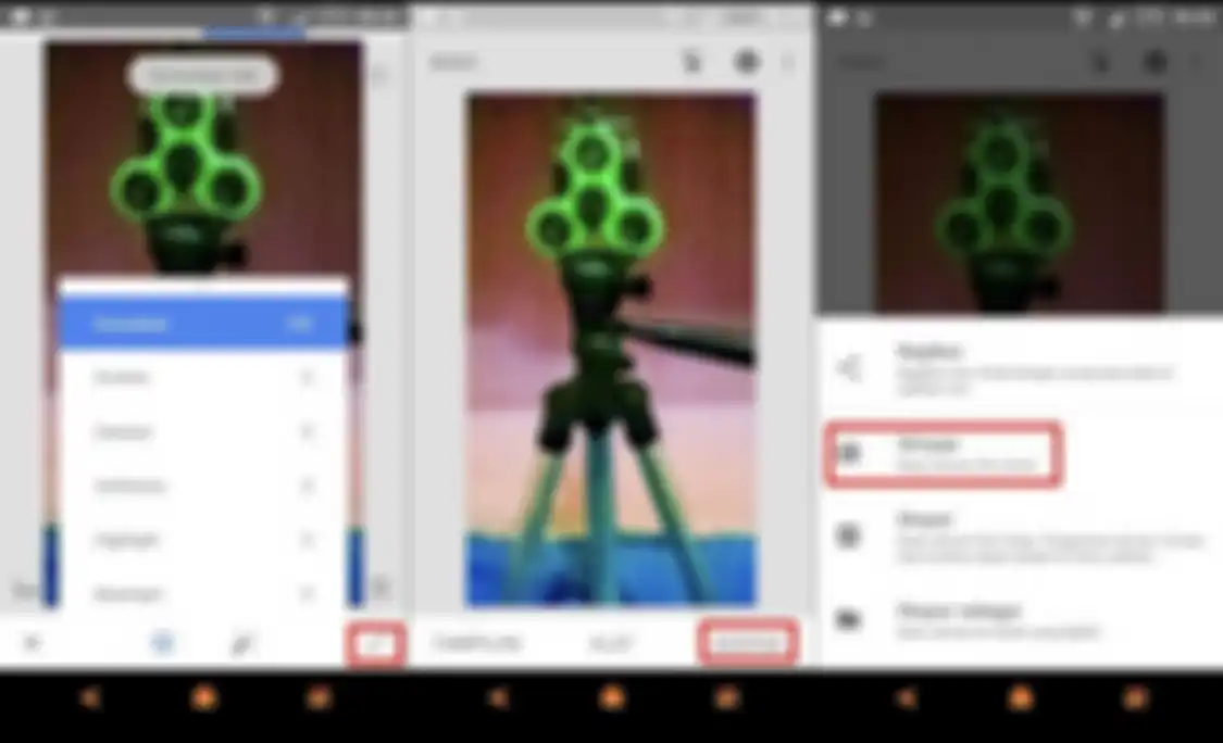 Cara mengubah foto gelap menjadi lebih cerah atau terang di HP Android.