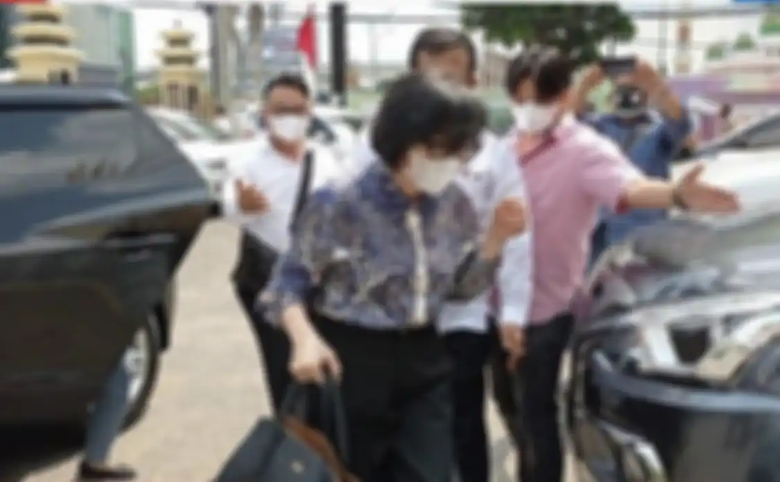 Anak Akidi Tio, Heriyanti yang ditangkap polisi lantaran hoaks sumbangan Rp 2 triliun untuk warga Sumatera Selatan. Ini foto tampangnya.