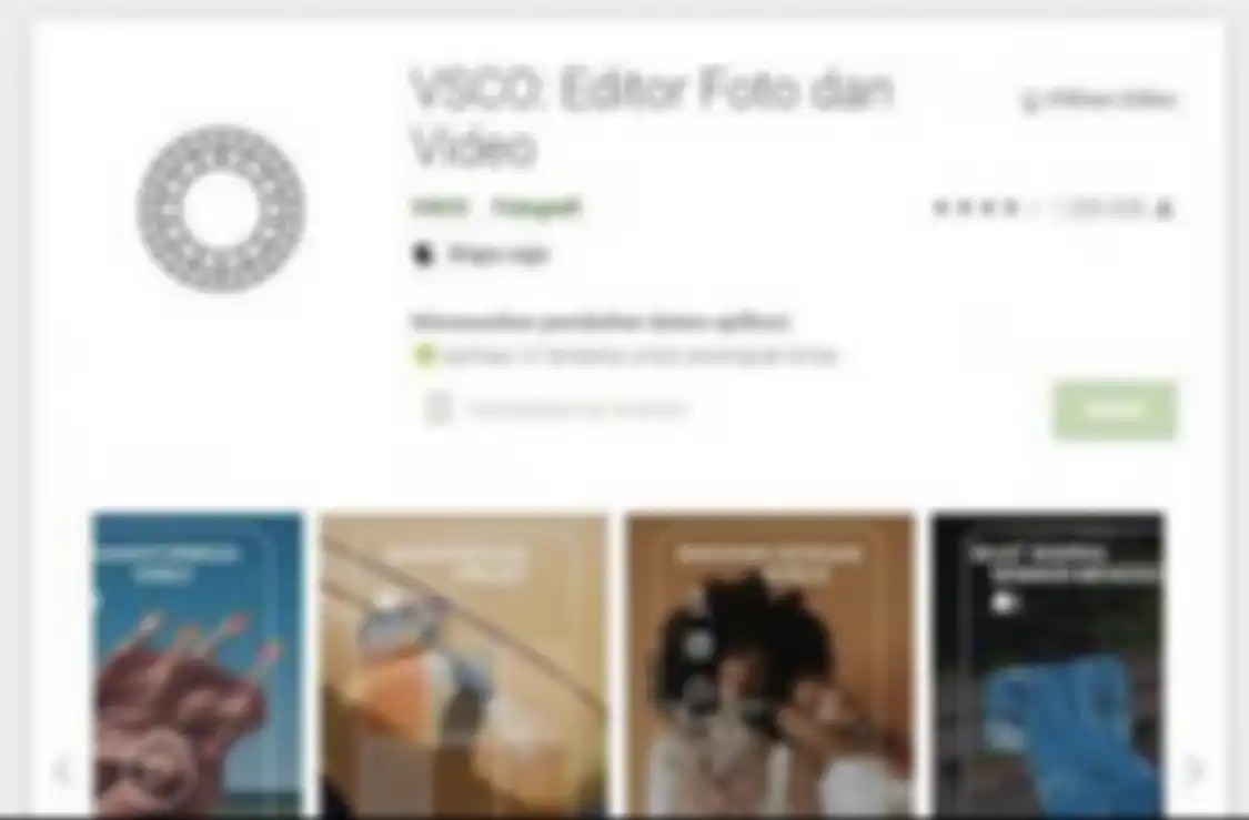 VSCO aplikasi untuk membuat foto postingan makin aesthetic.
