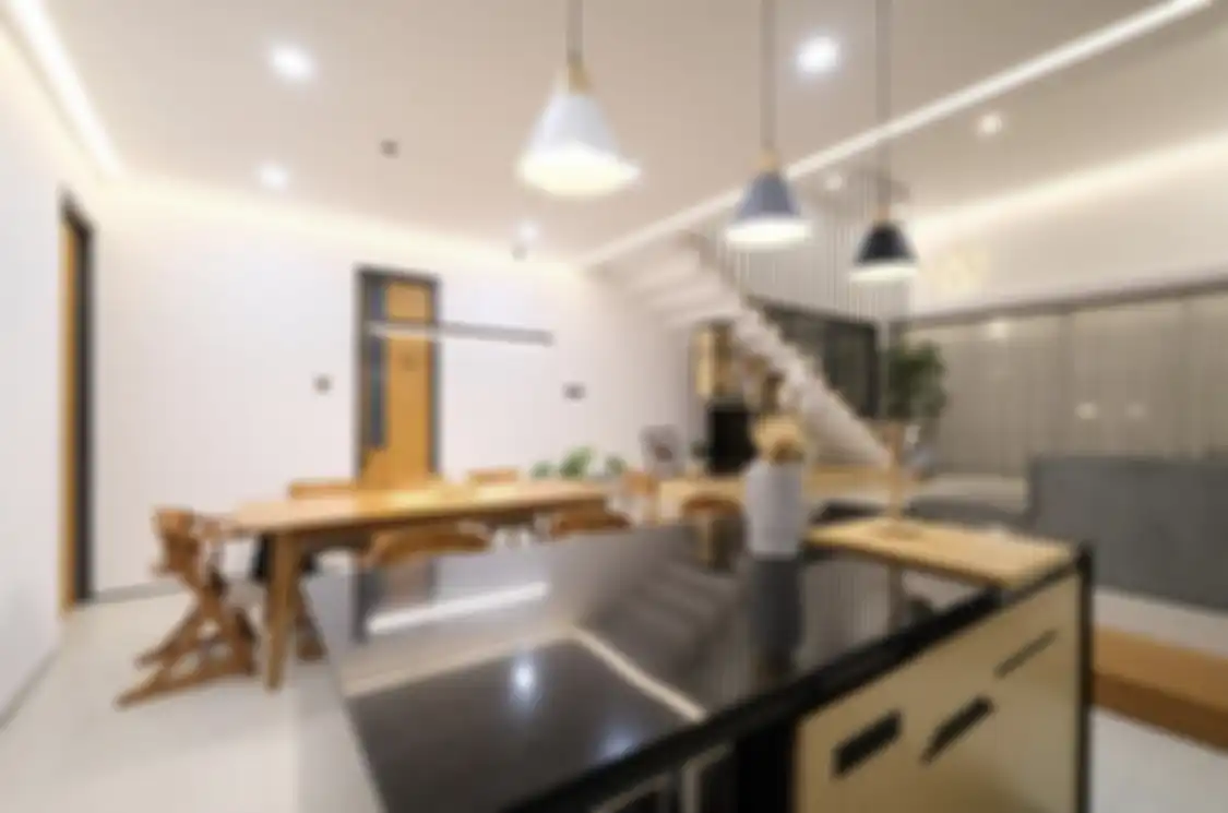 Untuk menyulap foto interior rumah minimalis menjadi aesthetic butuh ketekunan. Desain dapur mungilnya ikut terlihat luas karena ini.