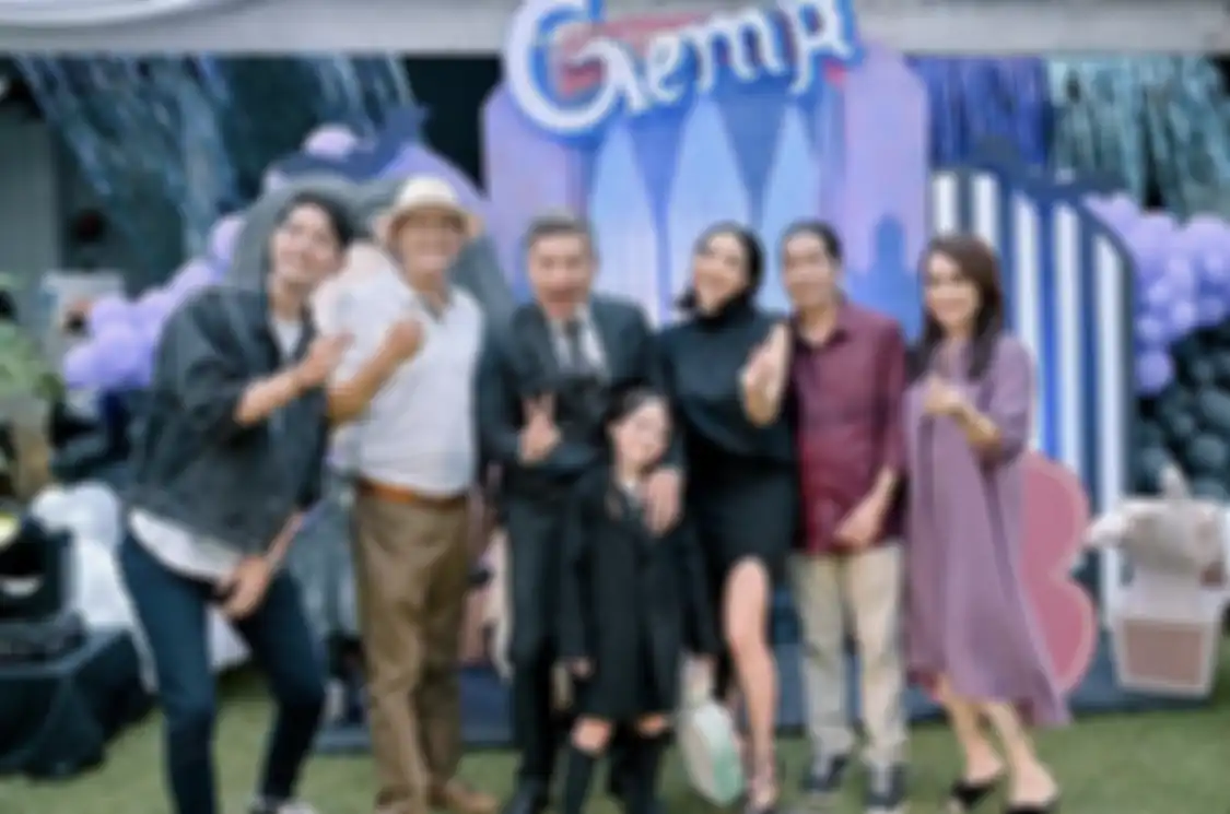 Foto perayaan ultah Gempi. Ayah Gading Marten dan orangtua Gisella Anastasia turut hadir.