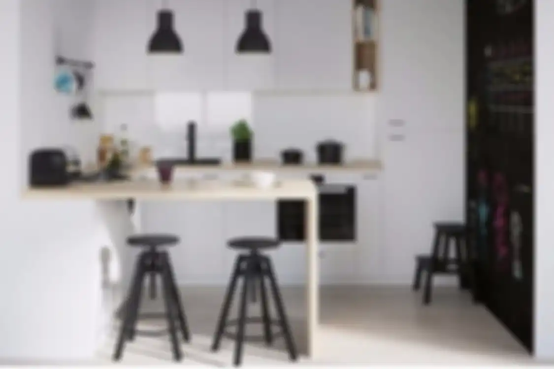 Pemilik rumah bisa siapin tabungan dari sekarang. Desain dapur sederhana dipermak jadi mewah. Foto interiornya tampak aesthetic.