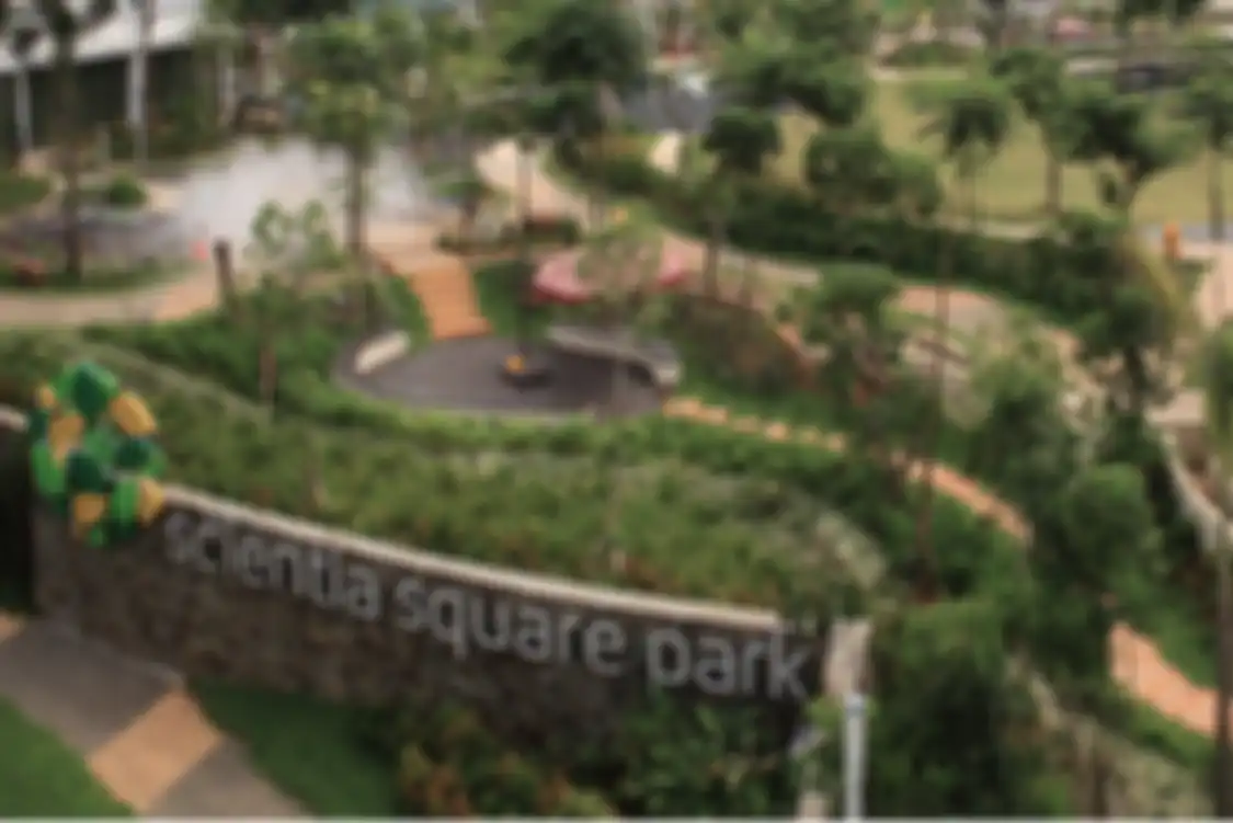 Scentia Square Park salah satu tempat wisata di Tangerang yang enak buat ngabuburit sambil cari foto estetik.