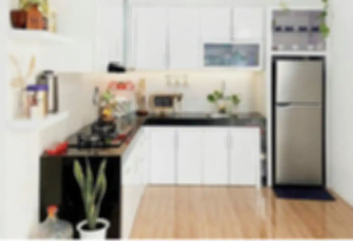 Pemilik rumah subsidi bisa merapat. Biaya permak desain dapur mungil pakai trik khusus cuma habis segini. Foto interiornya bikin bangga.