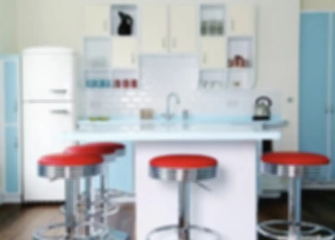 Apabila pemilik rumah minimalis ingin mempunyai foto desain dapur retro, barang-barang ini wajib dipasang di area memasak.