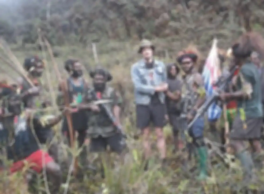 Foto kondisi pilot Susi Air yang disamdera KKB Papua pimpinan Egianus Kogoya.