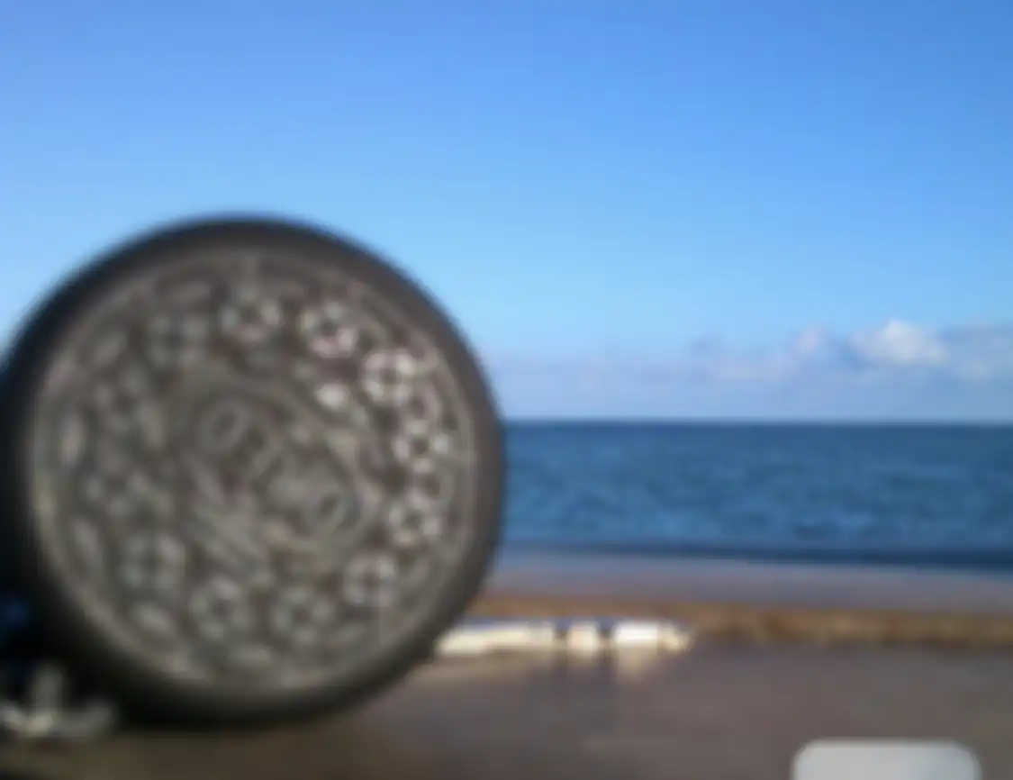 Contoh foto jarak dekat dengan kamera HP Android yang terlihat blur atau tidak tajam.