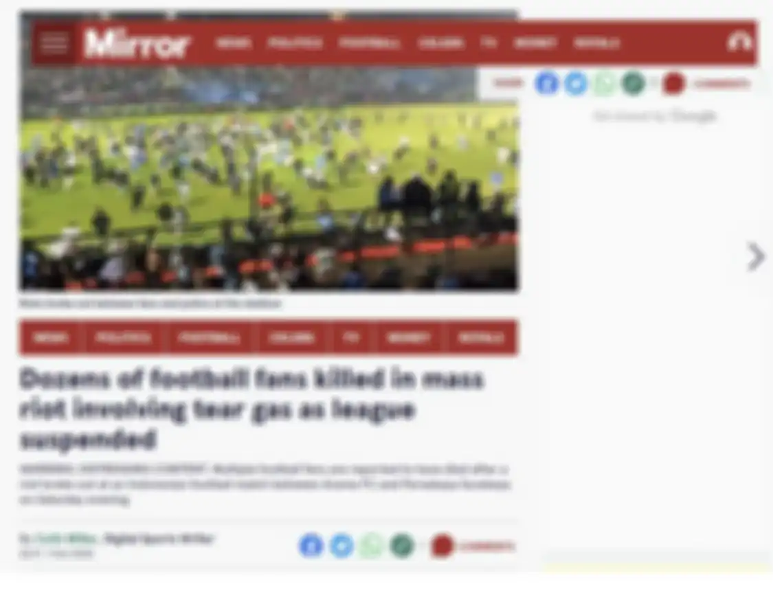 Inilah 7 fakta terkini kerusuhan di Stadion Kanjuruhan Malang yang ikut diliput media asing. Foto ratusan jenazah di lantai bikin syok.
