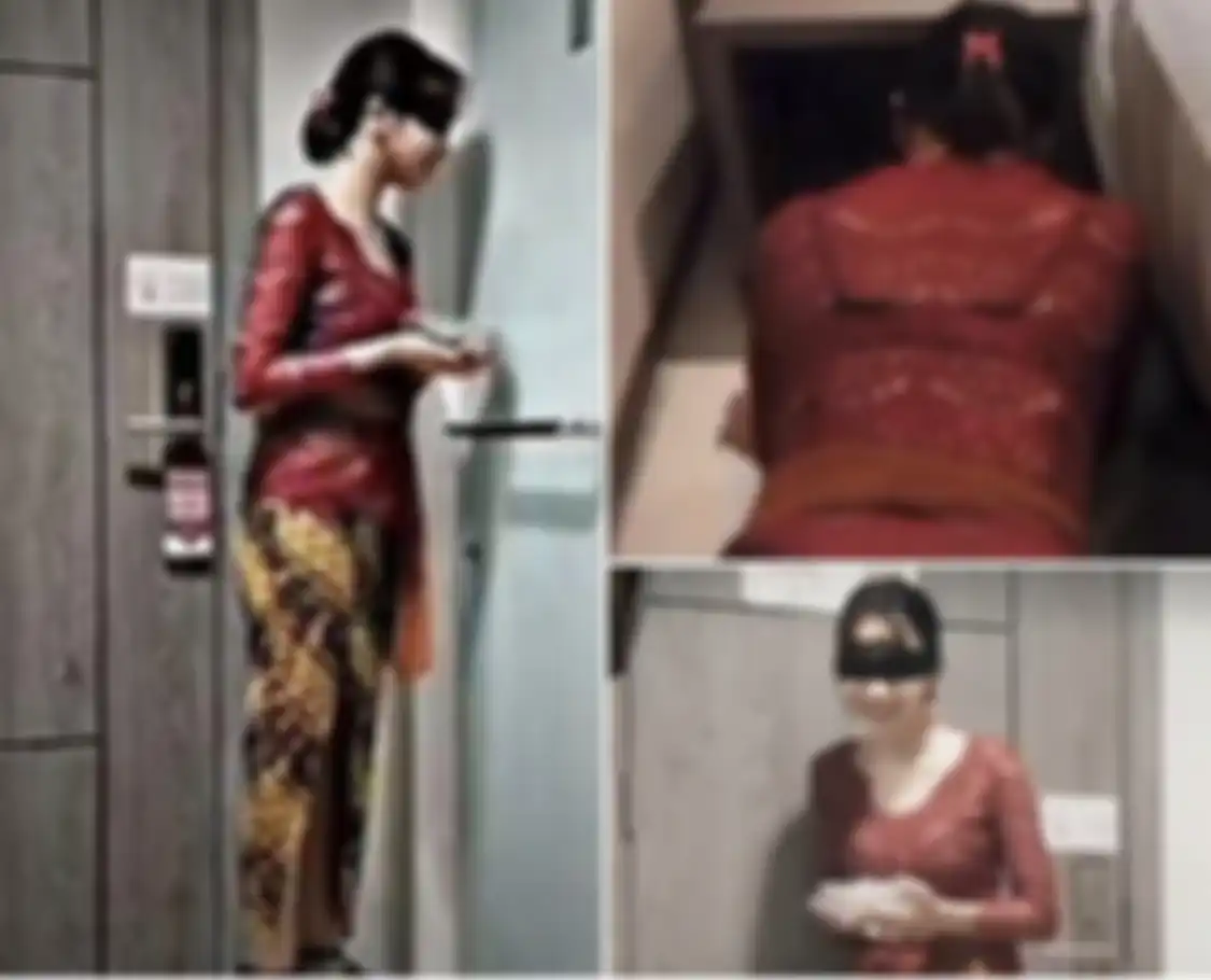 Wanita kebaya merah dalam video viral 16 menit dikira influencer Bali. Ternyata video dibuat di kota ini. Foto buktinya dikuak.