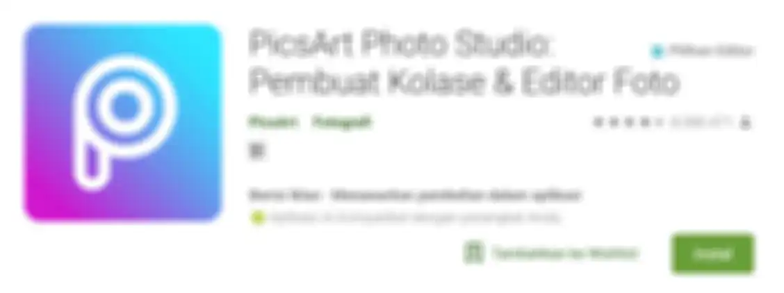 Aplikasi Pics Art di Hape