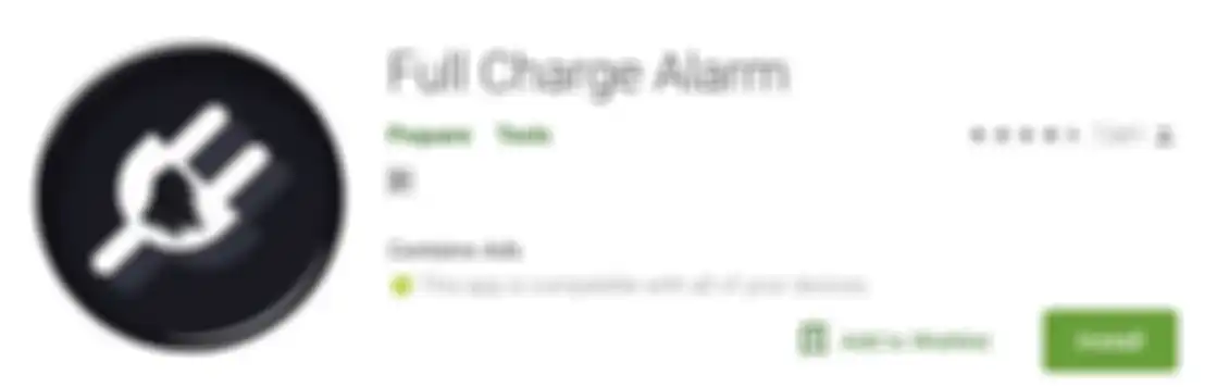 Aplikasi Full Charge Alarm
