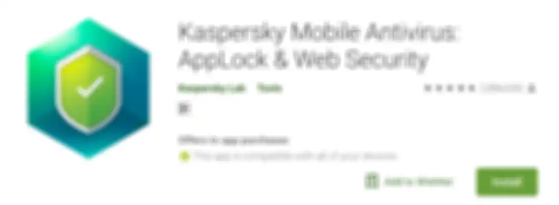 Antivirus Kepersky di Play Store