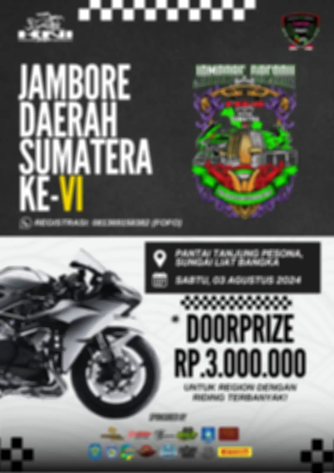 Ada doorprize Rp 3 juta.