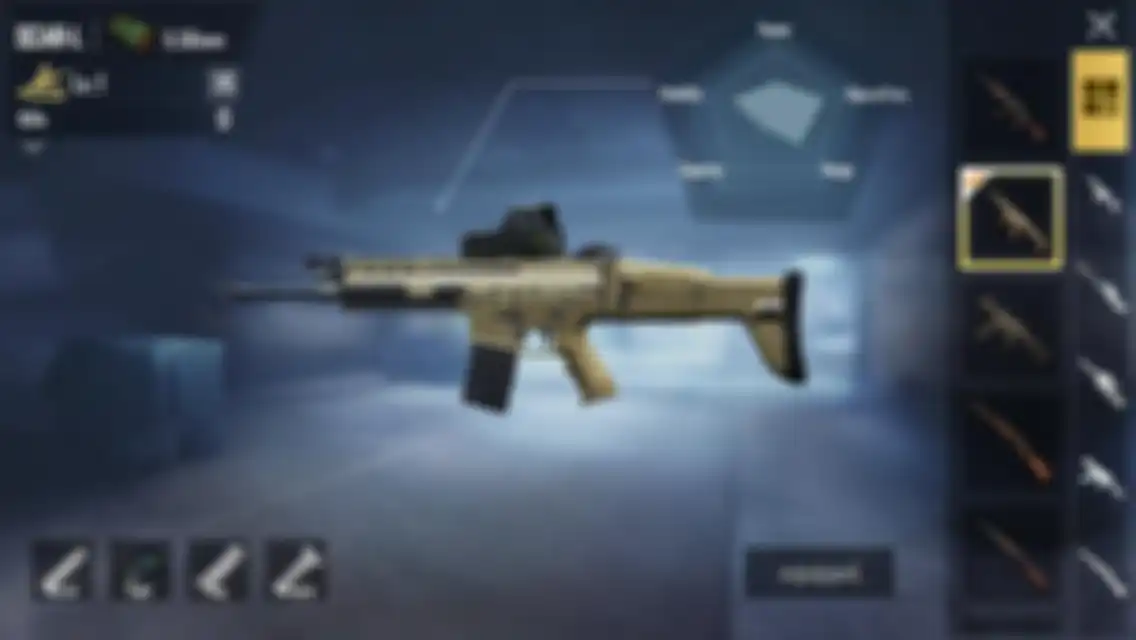 SCAR-L, Senjata Pubg Mobile