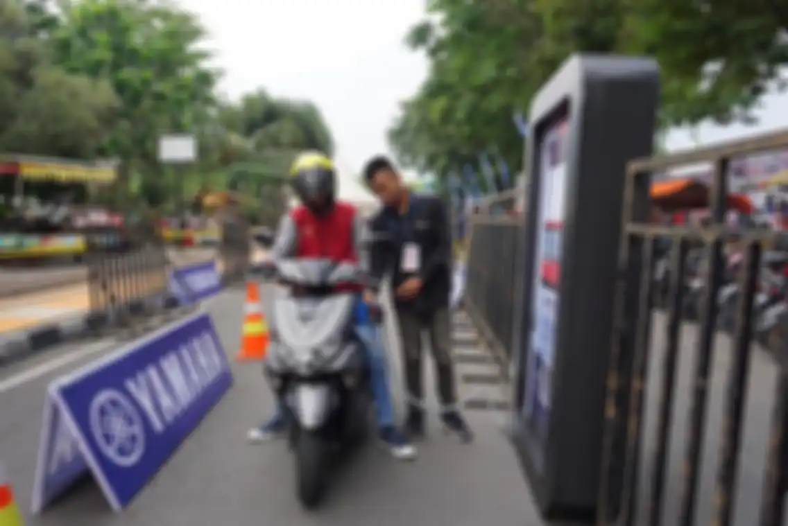 Test Ride FreeGo Blue Core Yamaha Motor Show (BYMS) 2019 Klaten
