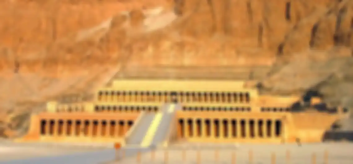 Kuil pemakaman Hatshepsut.