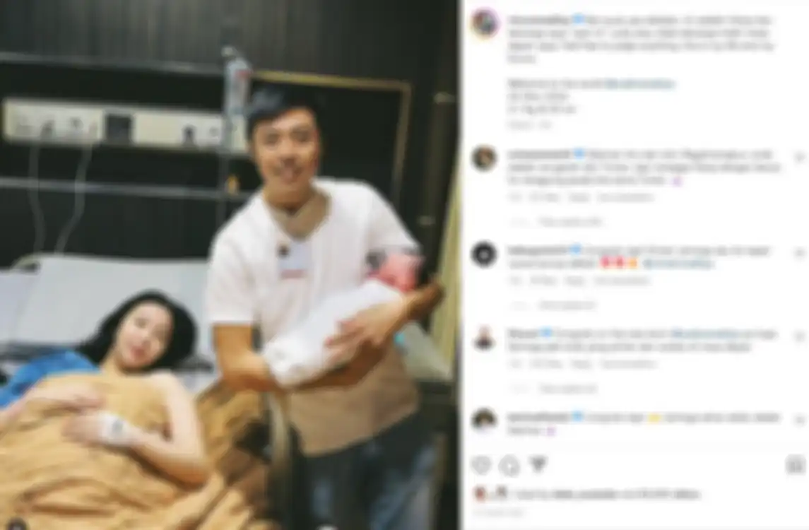 Istri Vincent Raditya, Fanny Margaretha melahirkan setelah seminggu nikah