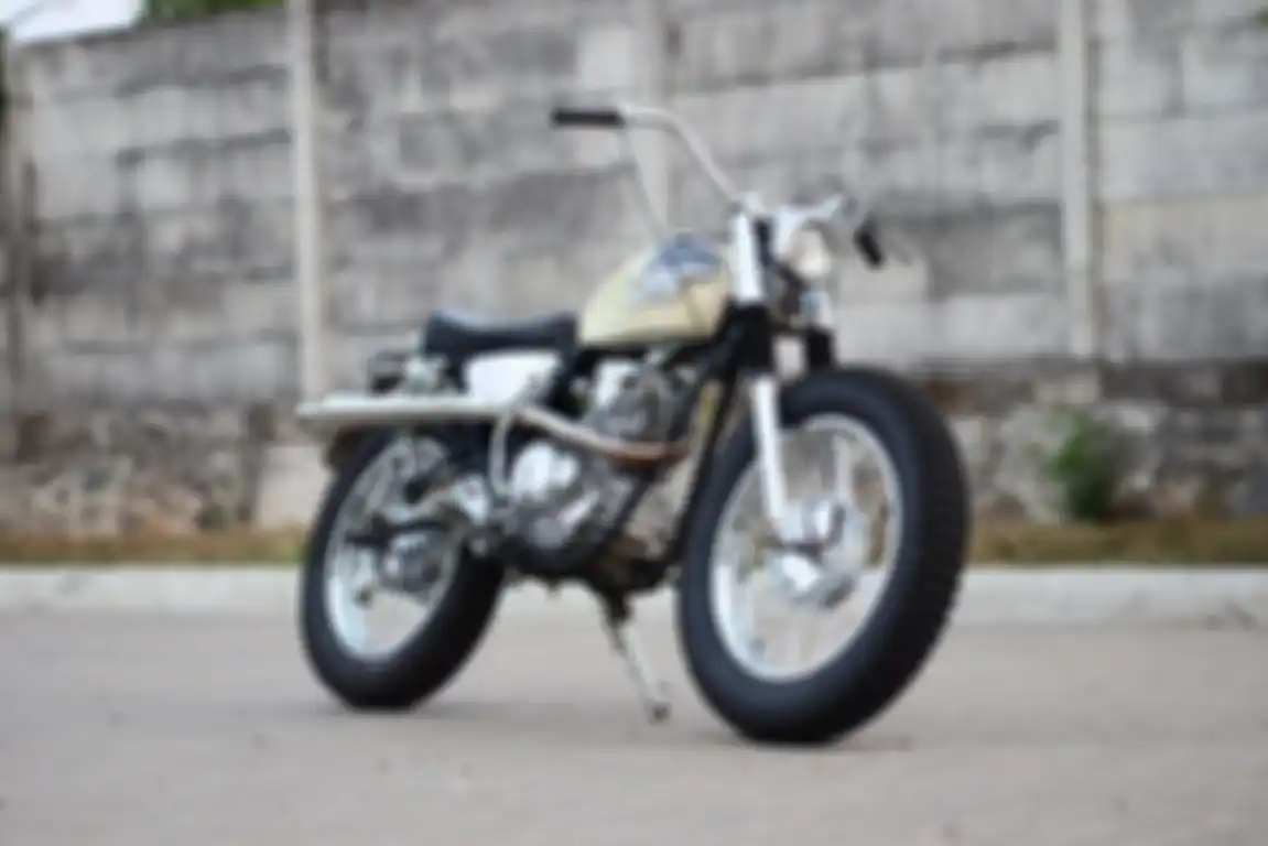 Yamaha Scorpio Z desert sled, terinspirasi dari motor Triump milik Steve Mcqueen