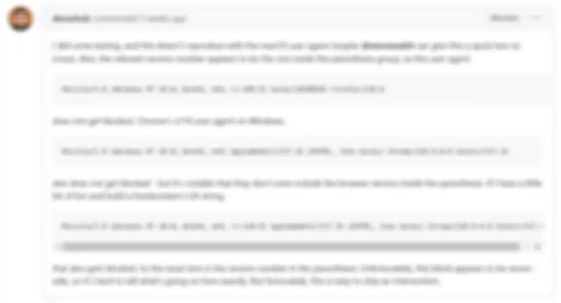 Hasil analisis developer terhadap Mozilla Firefox yang dikira Internet Explorer