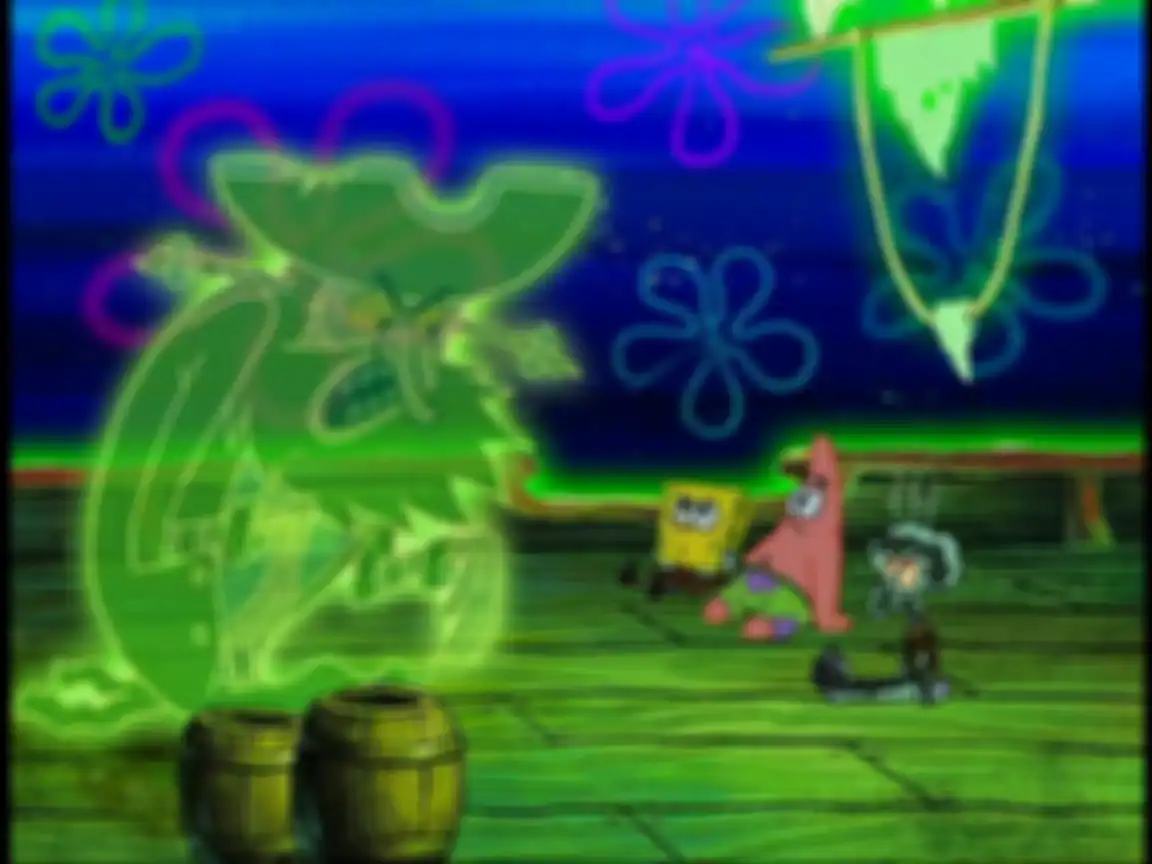 Sosok The Flying Dutchman dalam serial kartun SpongeBob SquarePants.