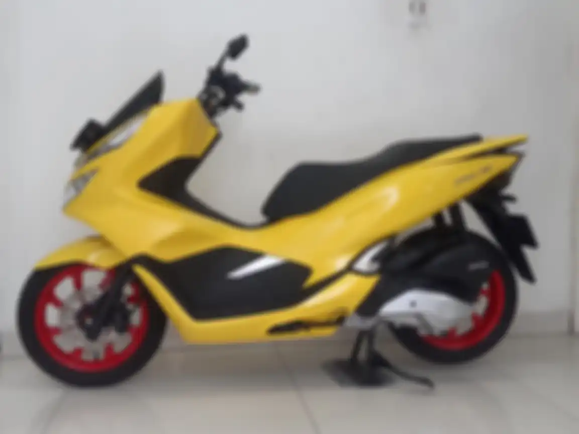 Hasil pengecatan body dan pelek Honda PCX 150