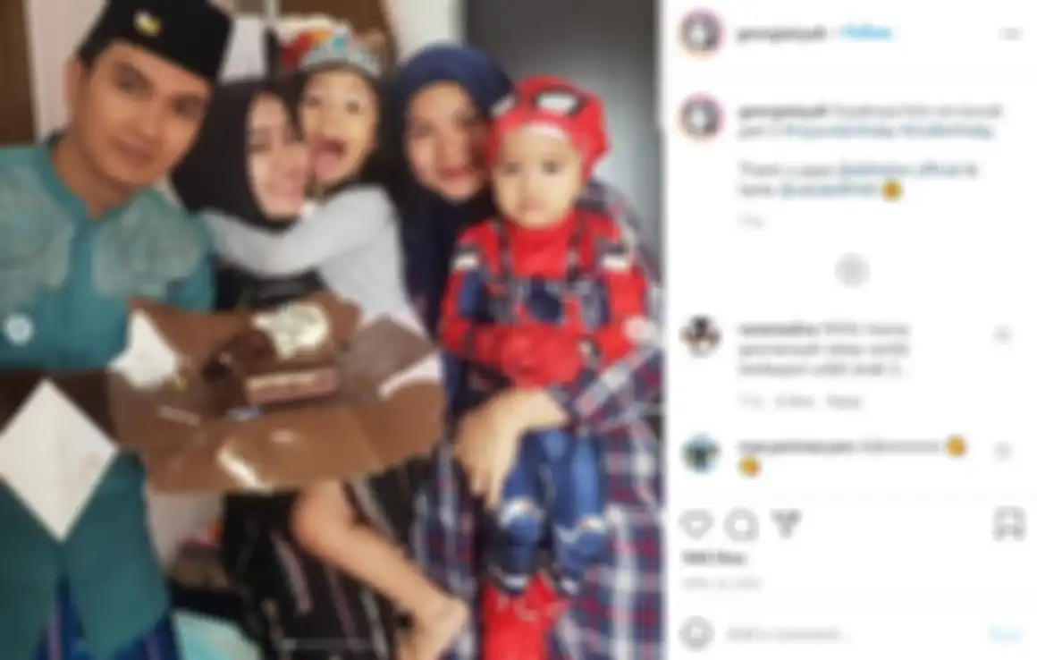 Kebersamaan Aldi Taher dengan anak-anaknya dari  Georgia Aisyah