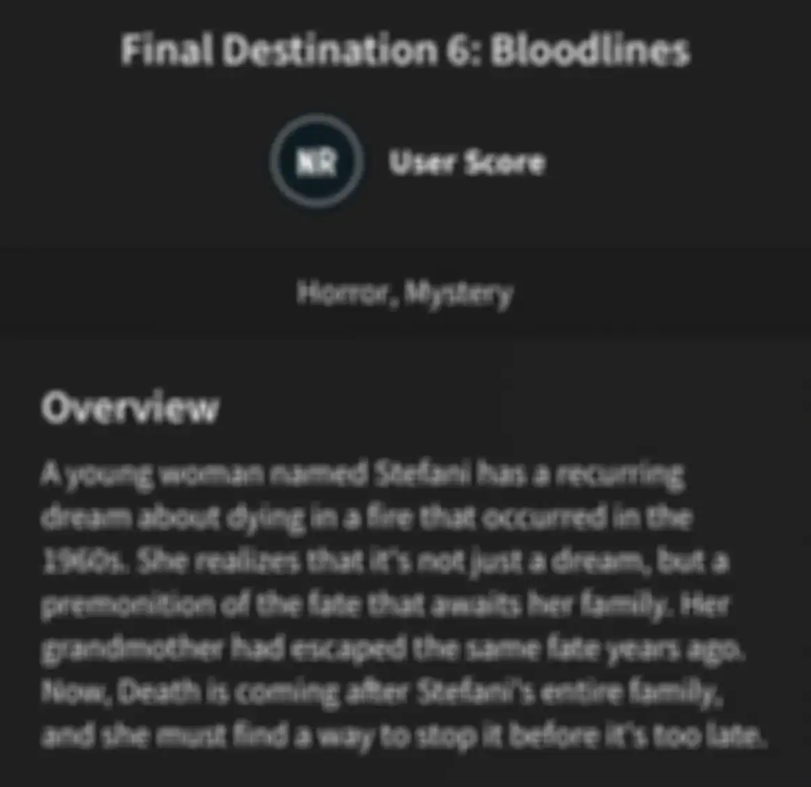 Final Destination 6