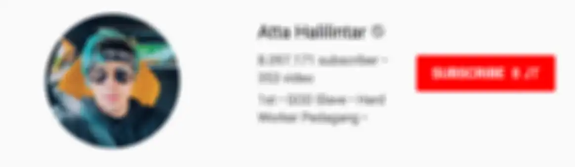 Channel Youtube Atta Halilintar