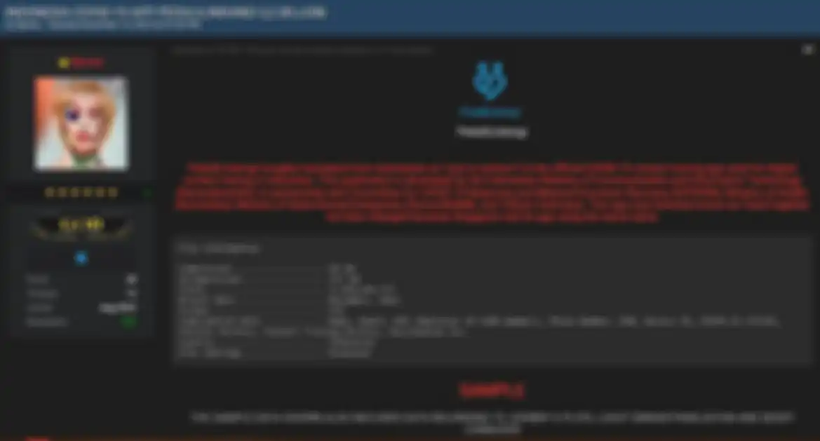 Unggahan Bjorka di forum Deep Web breached.to