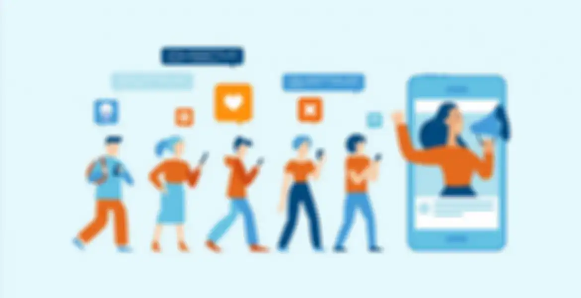 Ilustrasi Influencer