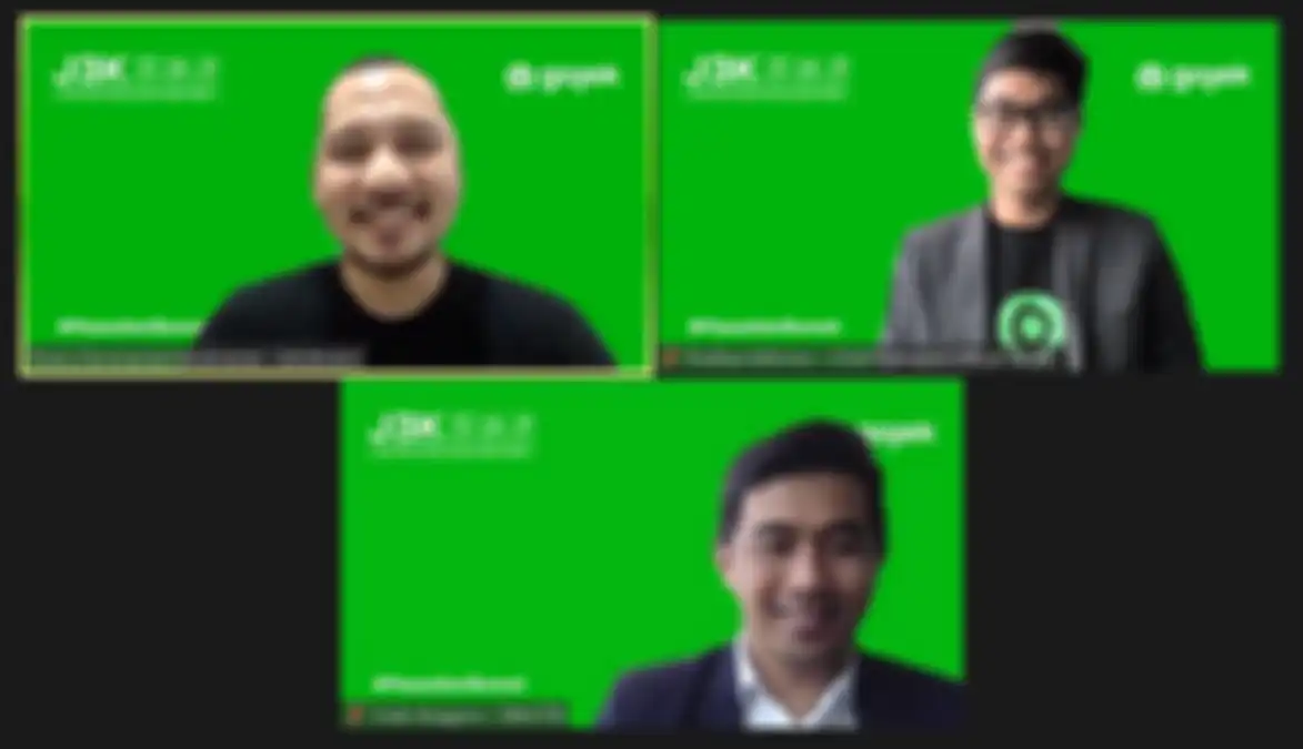 Peluncuran program #PesanDariRumah yang diselenggarakan Gojek untuk menggenjot penerapan protokol kesehatan J3K.