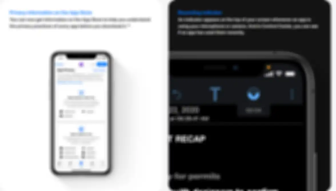 Fitur zin aplikasi di App Store pada iOS 14.