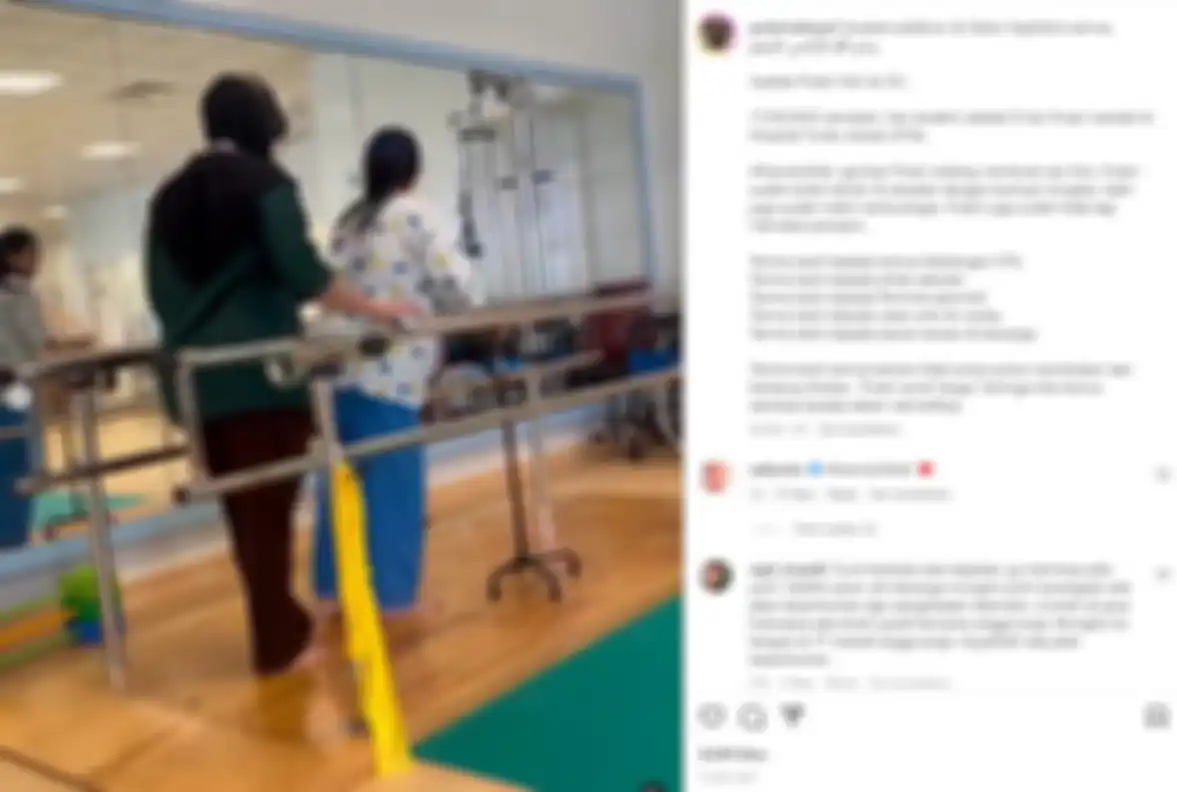 Puteri Rafasya sudah bisa berjalan