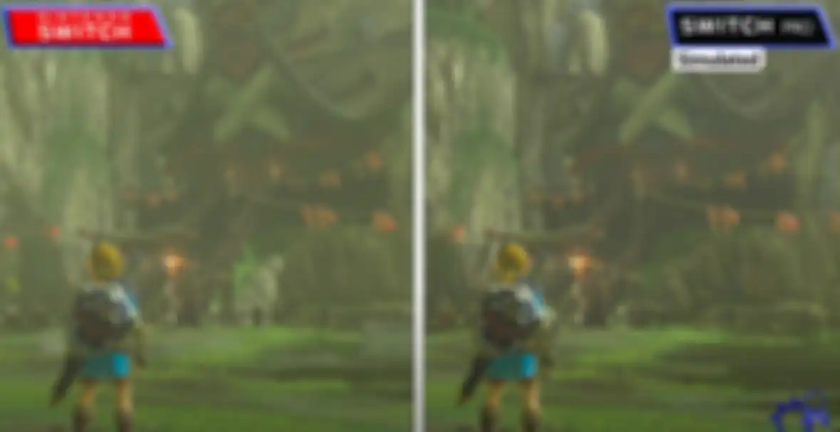 Perbandingan grafik game Nintendo Switch Pro dan Nintendo Switch