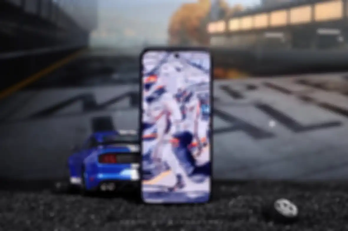 Desain layar realme GT Neo3 Le Mans Version.