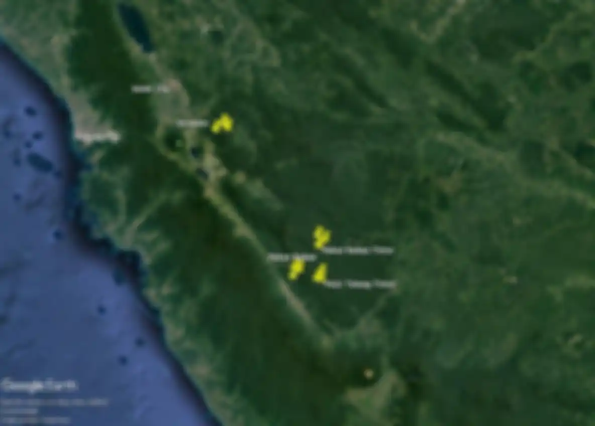 Lokasi pemasangan 12 alat “The Guardian” yang tersebar di 3 nagari; Nagari Sirukam, Nagari Pakan Rabaa, Nagari  Pakan Rabaa Timur, dan Nagari Pasir Talang Timur