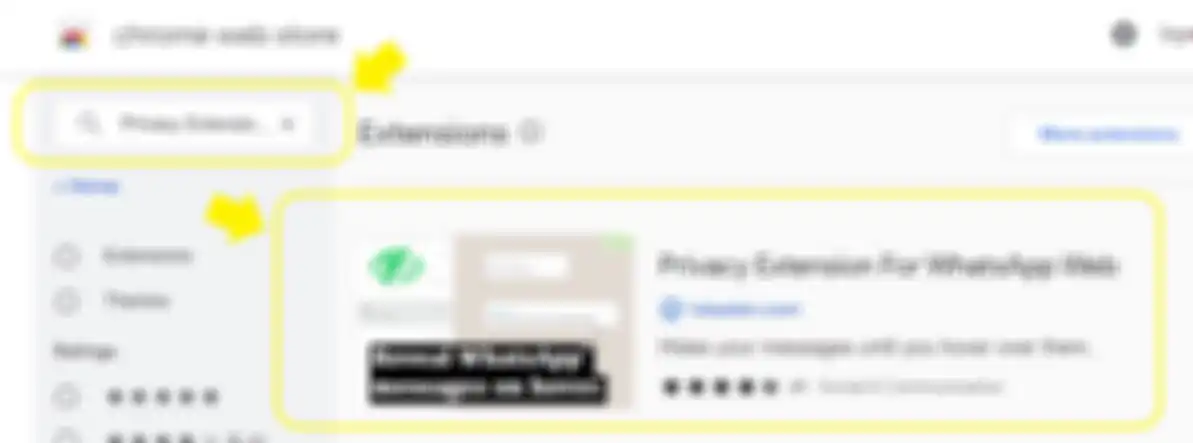 Ekstensi Privacy Extension For WhatsApp Web