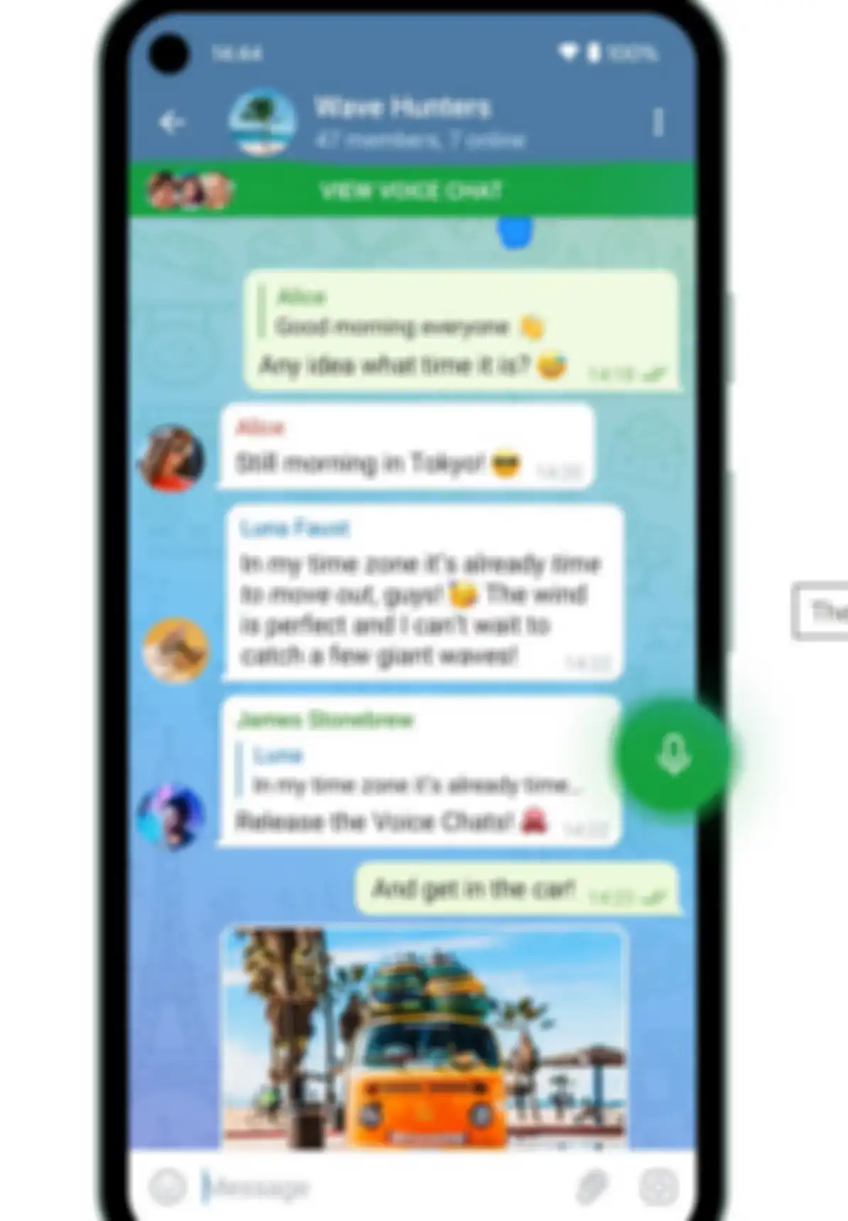 Voice chat Telegram