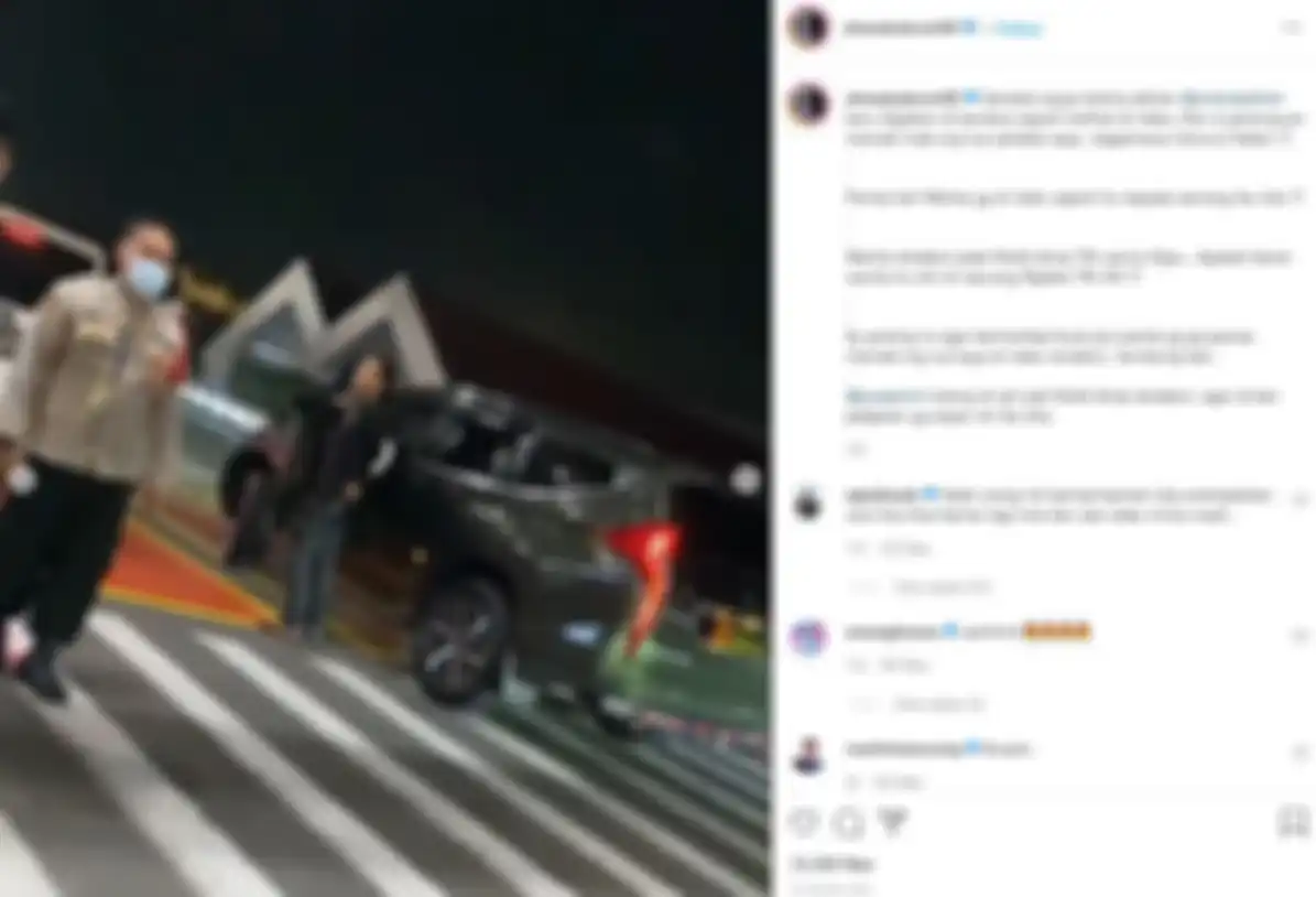 Mobil dinas yang menjemput anak jenderal 3 yang viral gegara maki ibu anggota DPR RI