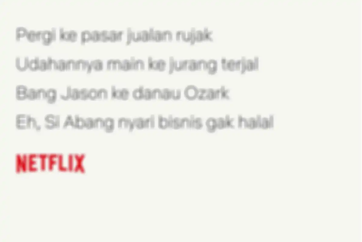 Pantun dari Netflix
